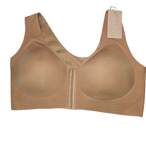 Luna Hug Seamless Front Close Cross Back Shaping Bra 3XL NWT